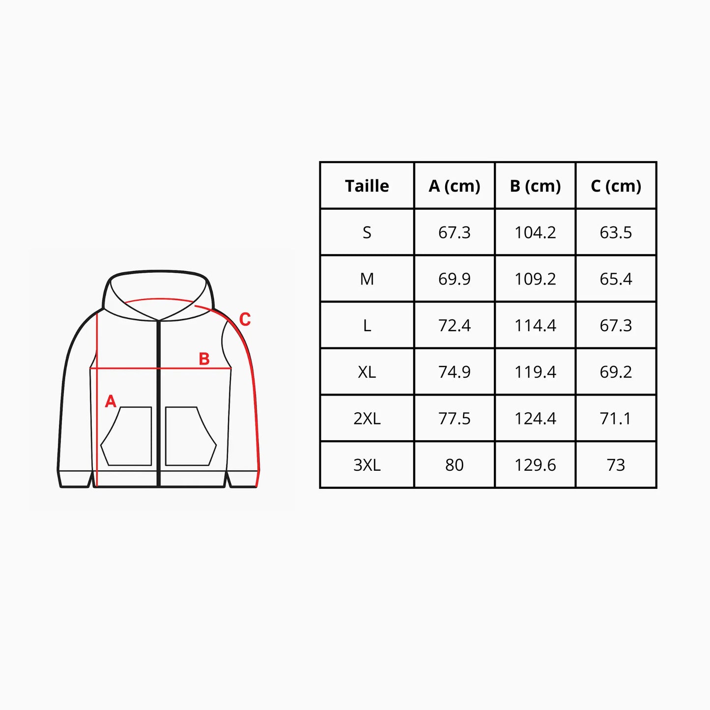 Sweat À Capuche Zippé – Drapeau Du Venezuela – Brodé – Coton Mélangé