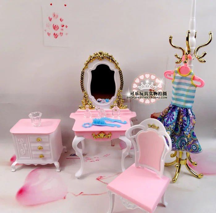 Casa de Muñecas Barbie con Muebles - Accesorios Completos Juguete Niñas Regalo
