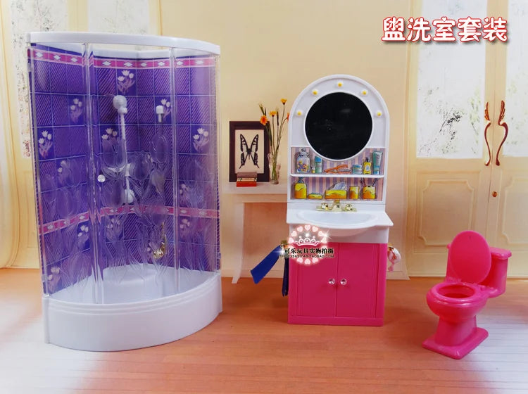 Casa de Muñecas Barbie con Muebles - Accesorios Completos Juguete Niñas Regalo