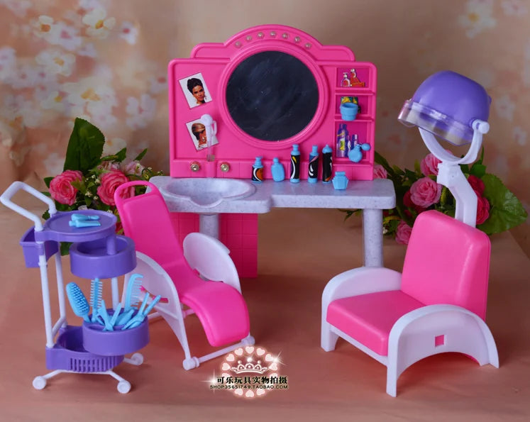 Casa de Muñecas Barbie con Muebles - Accesorios Completos Juguete Niñas Regalo