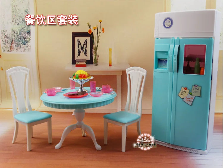 Casa de Muñecas Barbie con Muebles - Accesorios Completos Juguete Niñas Regalo