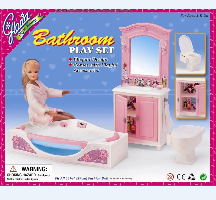 Casa de Muñecas Barbie con Muebles - Accesorios Completos Juguete Niñas Regalo