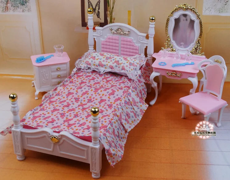 Casa de Muñecas Barbie con Muebles - Accesorios Completos Juguete Niñas Regalo