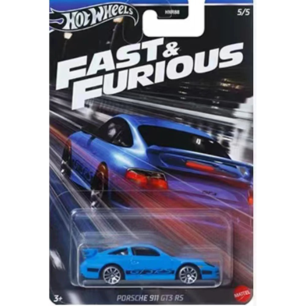Hot Wheels HNR88 Fast & Furious Toyota Supra Nissan Skyline GTR BNR34 - Autos 1:64 Colección