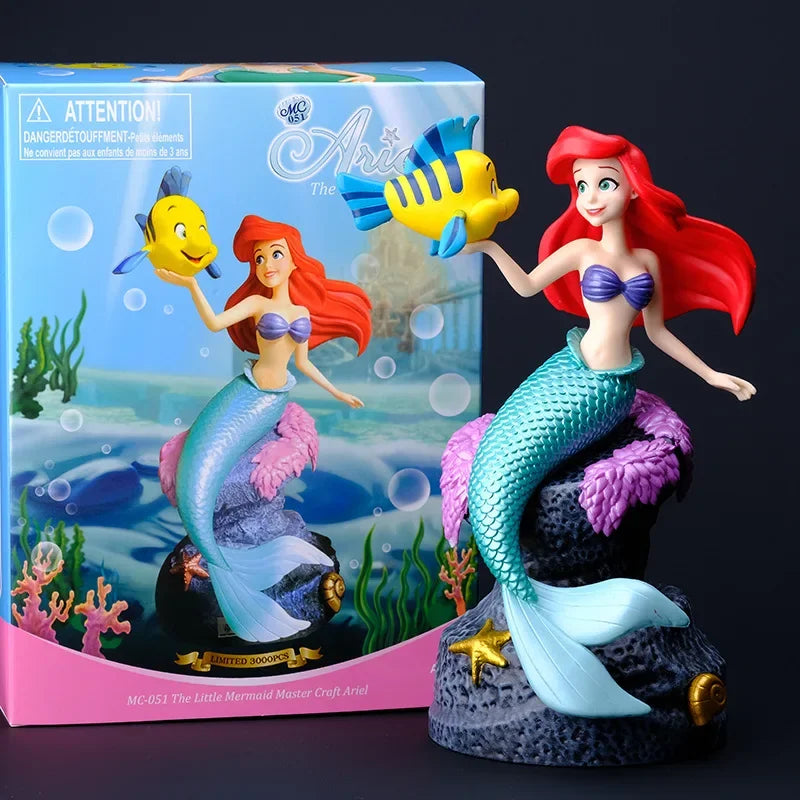 Figuras Disney Princesa Ariel Sirenita - Set PVC Colección Decoración Pastel