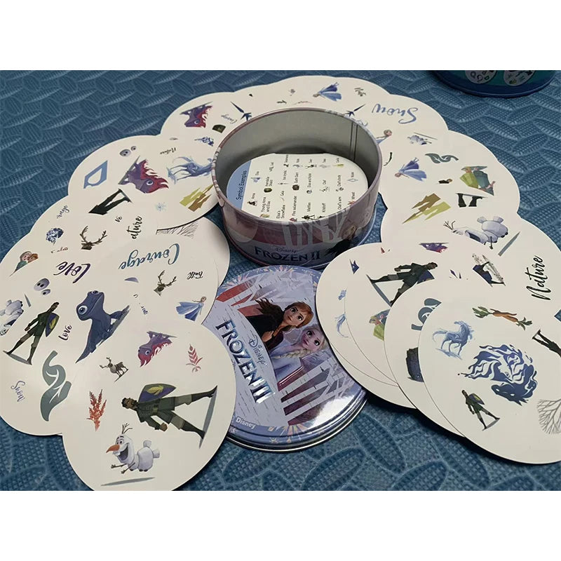 Juego Cartas Disney 100 Años Maravilla - Caja Metal Familia Navidad Halloween