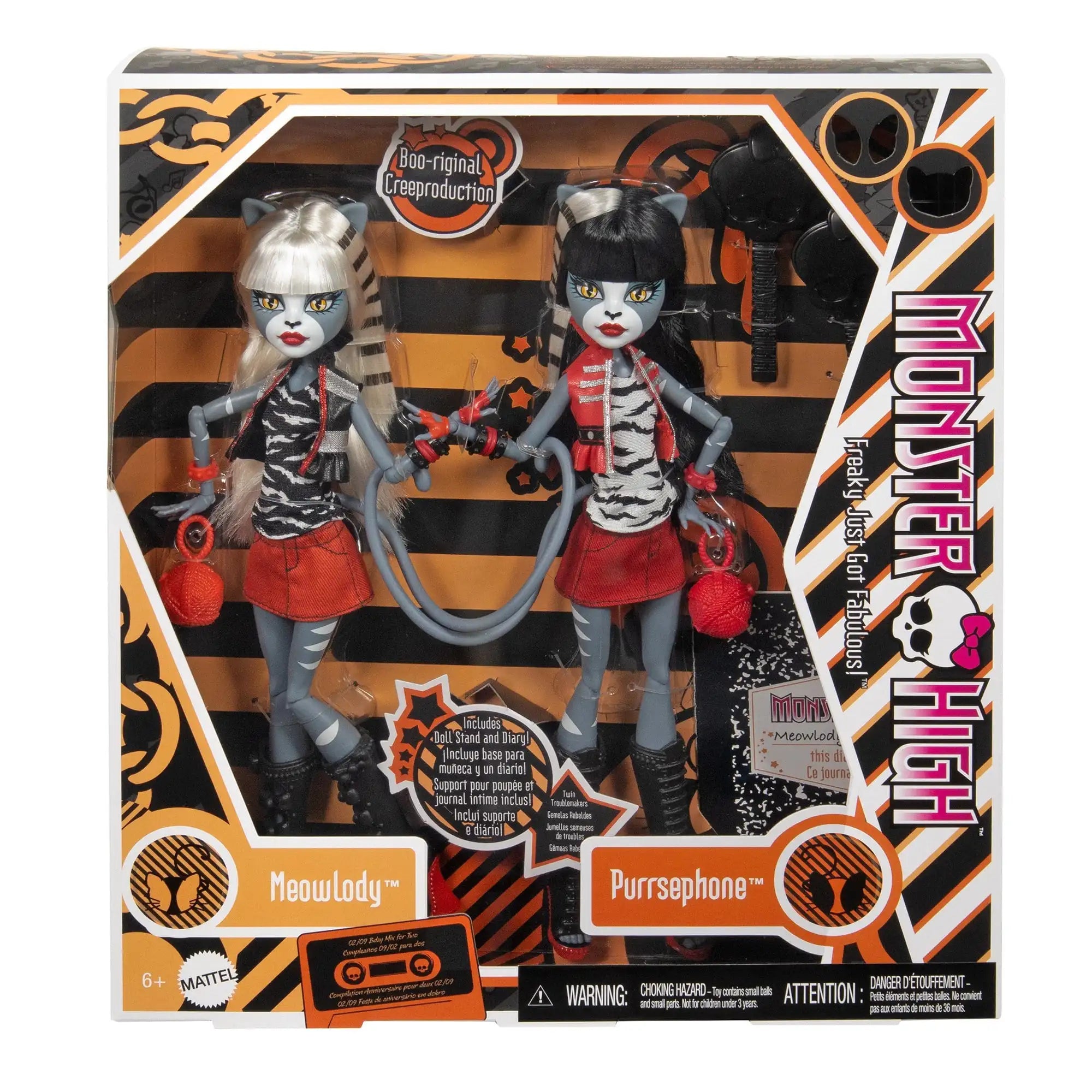 Monster High Creeproductions G1 - Operetta Toralei Draculaura Coleccionables