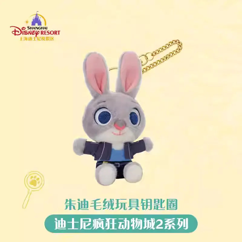 Llavero Peluche Disney Zootopia 2 Nick Judy Fox Fin - Accesorios Coleccionables