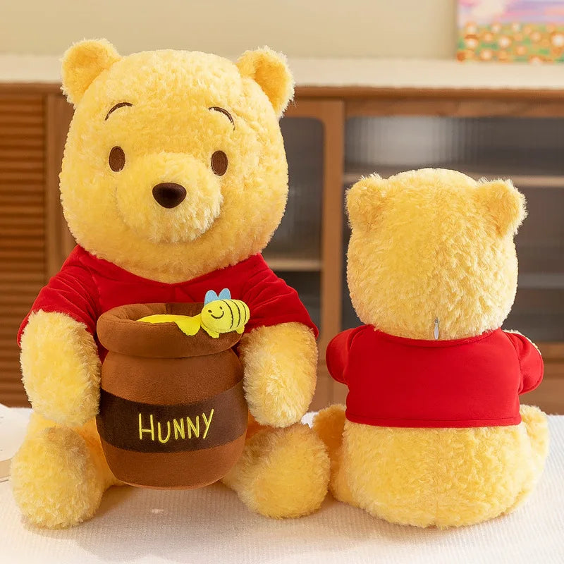 Peluche Disney Winnie Pooh 35-55cm Frasco Miel - Oso Kawaii Suave