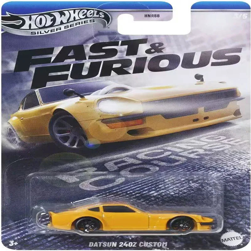 Hot Wheels HNR88 Fast & Furious Toyota Supra Nissan Skyline GTR BNR34 - Autos 1:64 Colección