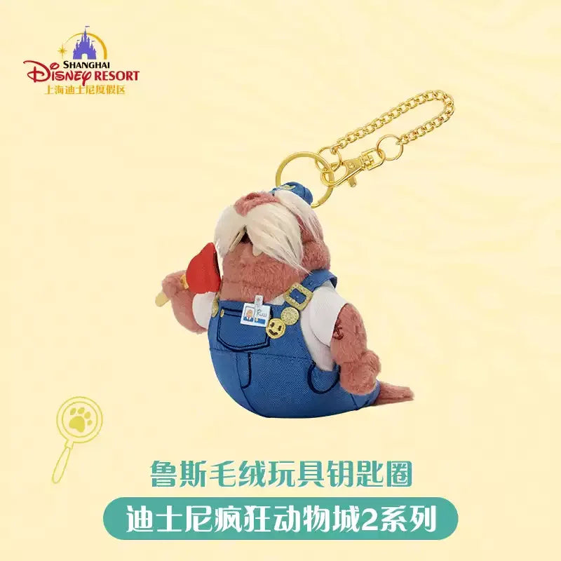 Llavero Peluche Disney Zootopia 2 Nick Judy Fox Fin - Accesorios Coleccionables