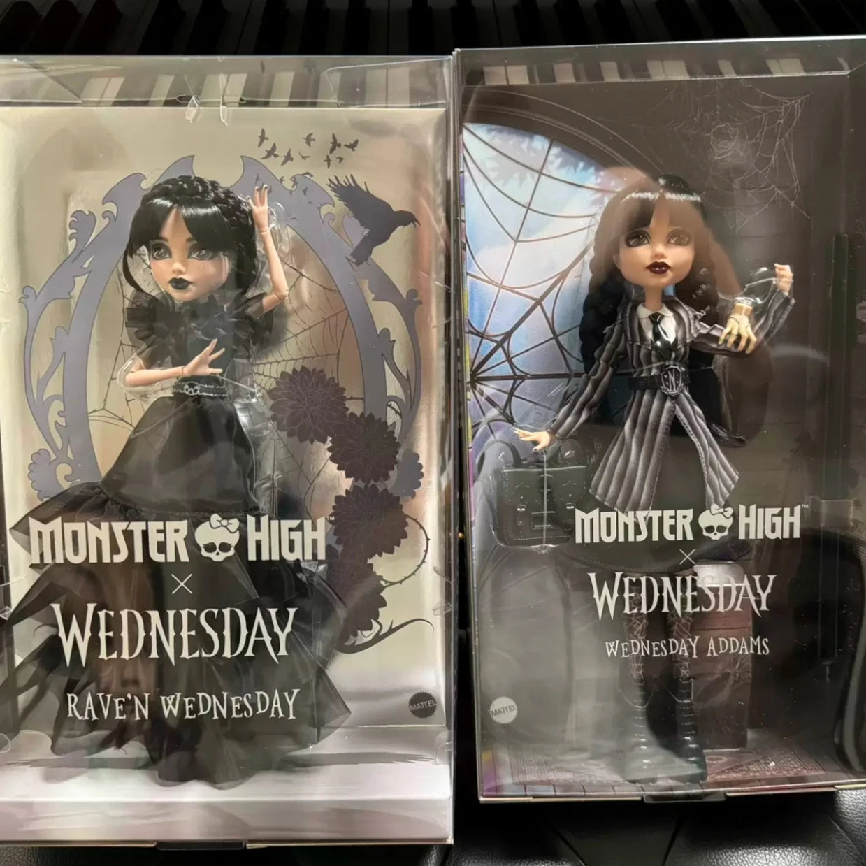 Muñecas Monster High x Wednesday Rave'n - Wednesday Addams Enid Sinclair Coleccionables
