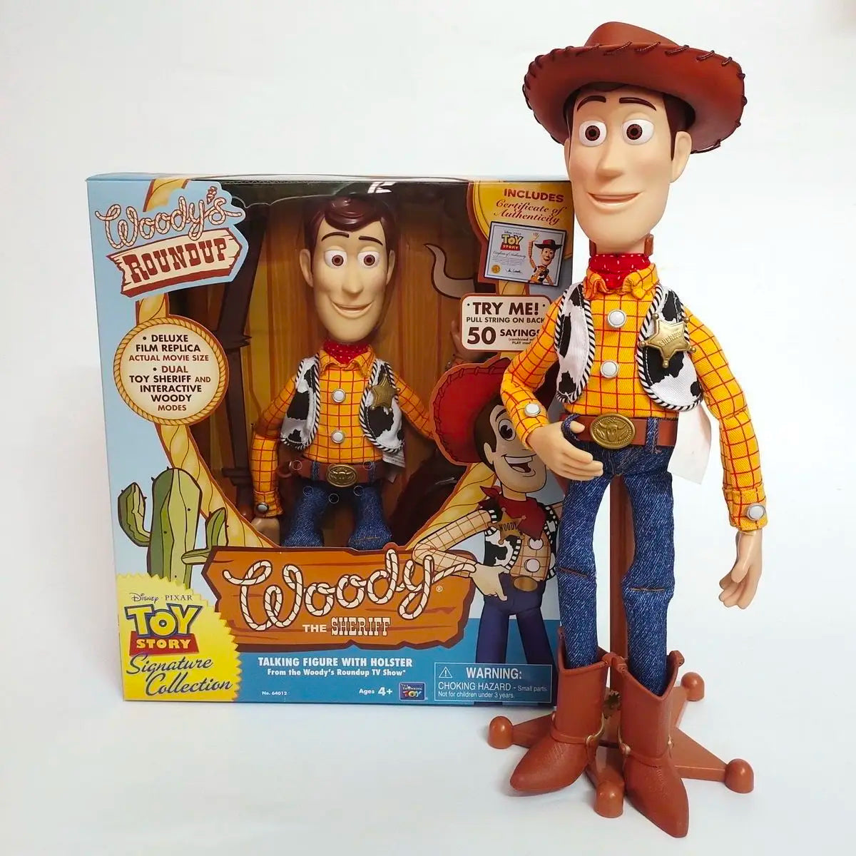 Figura Disney Pixar Toy Story Woody 40cm - Muñeco Vaquero Sonido Inglés