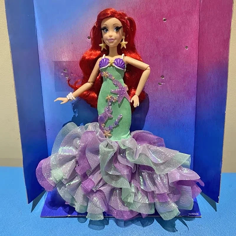 Muñeca Disney Rapunzel Princesa Sirena Invierno - Edición Limitada Festival Hecha a Mano