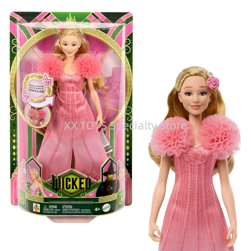 Universal Wicked Glinda Elphaba Fashion Doll Fiyero Madame Morrible Movie Characters 12-Inch Action Figure Doll Collectible Gift