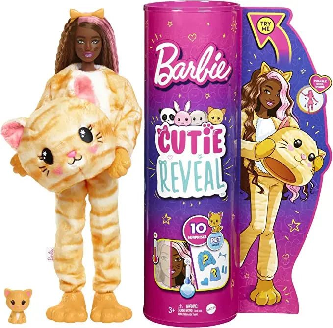 Muñecas Barbie Cutie Reveal Mascotas - Oso Polar Llama Unicornio Cambio Color
