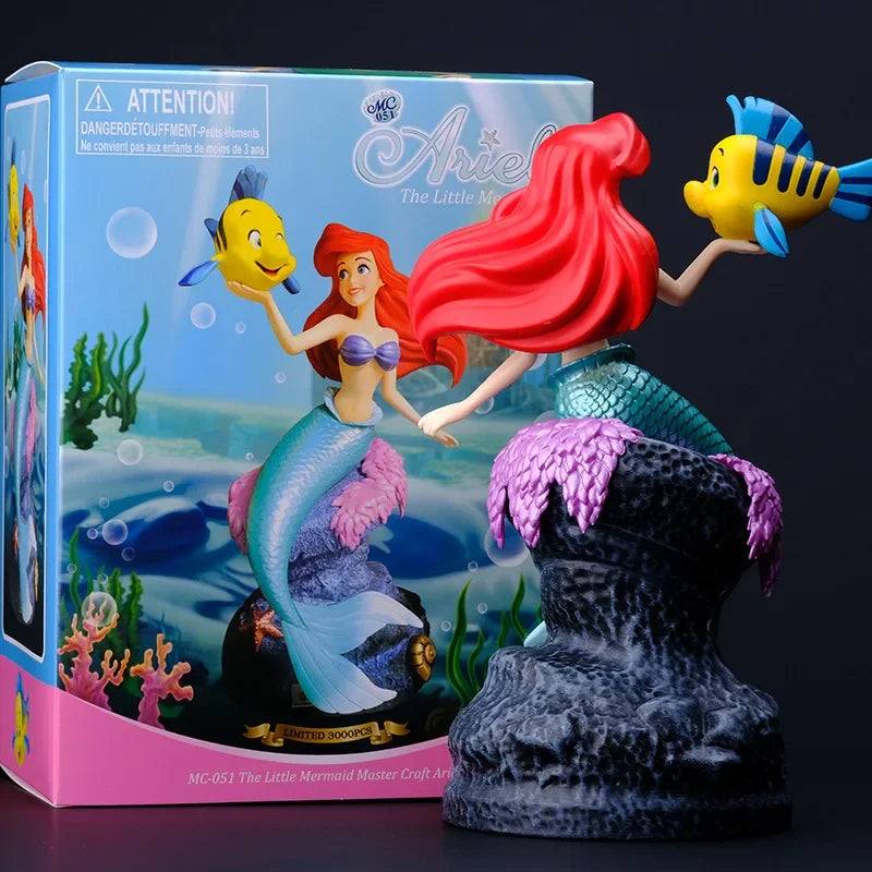 Figuras Disney Princesa Ariel Sirenita - Set PVC Colección Decoración Pastel