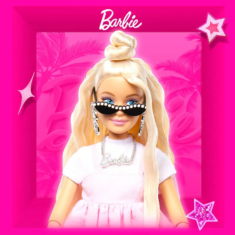 Muñeca Barbie Mattel 2025 Deluxe Style Rubia - Outfit Barbiecore Regalo Niñas