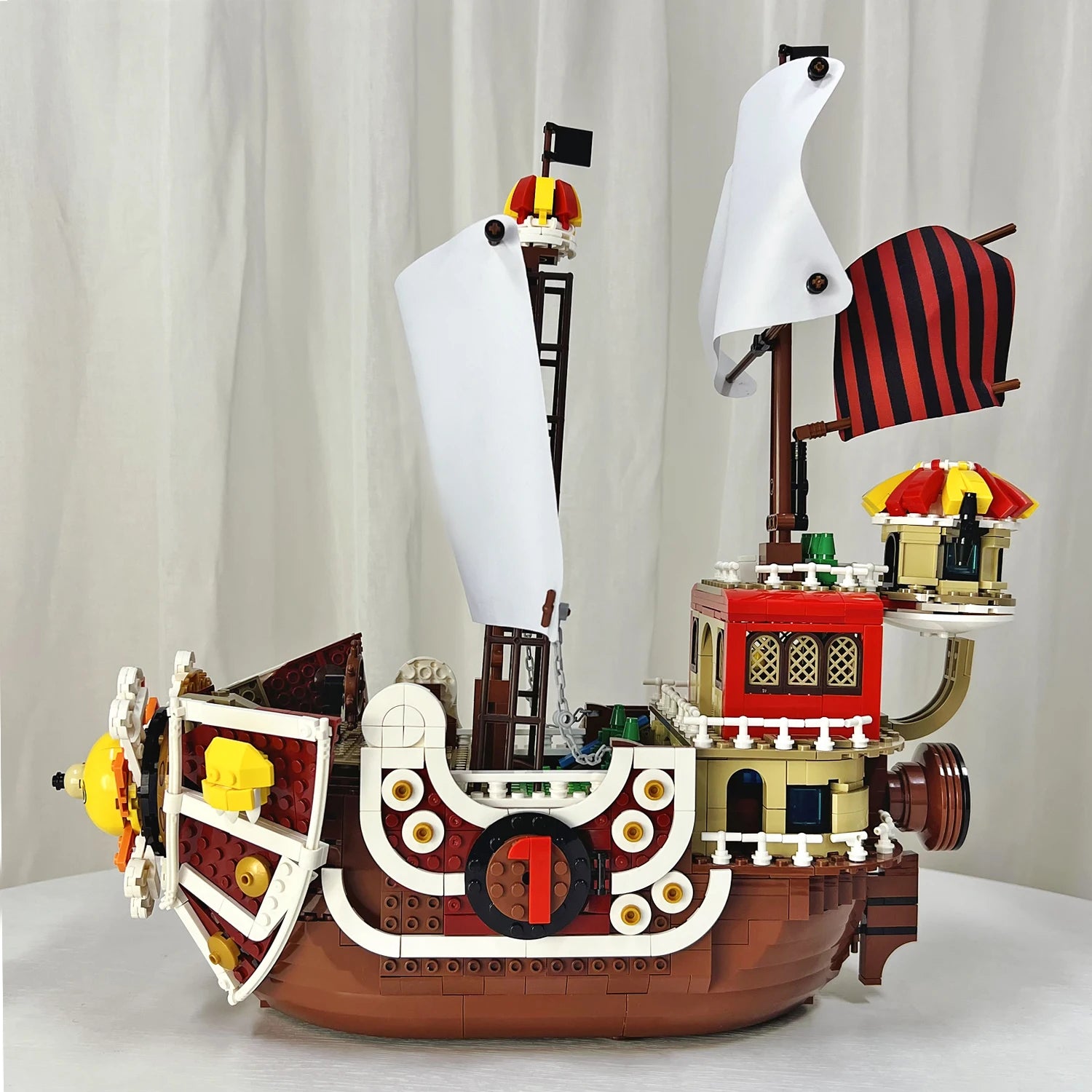 Barco Pirata Bloques Construcción Modelo Militar - Ornamento Rompecabezas Creativo Regalo Niños