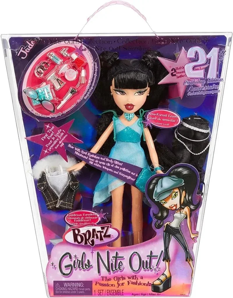 Bratz Girls Nite Out Jade - Muñeca Edición 21 Cumpleaños Coleccionable