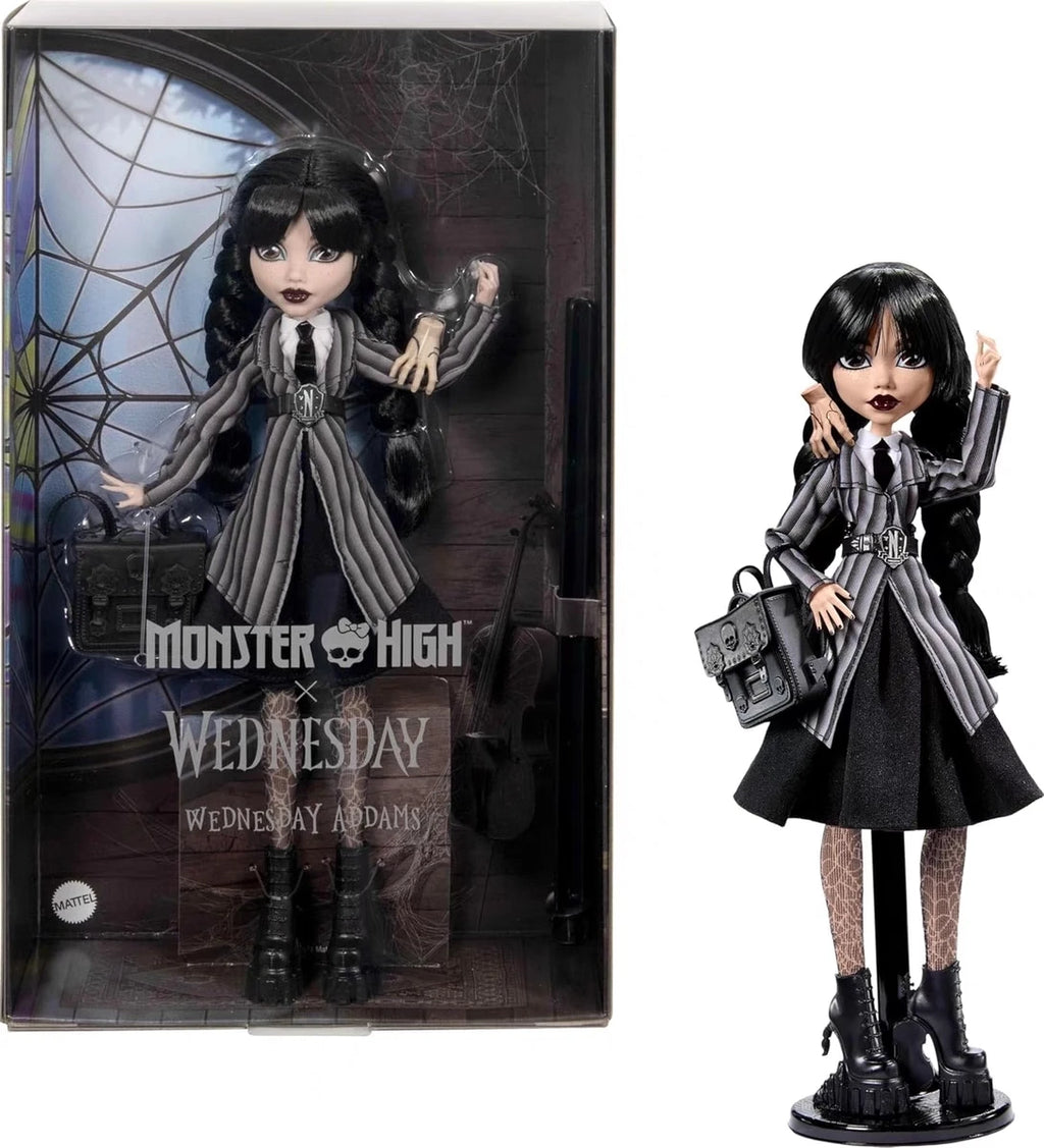 Muñecas Monster High x Wednesday Rave'n - Wednesday Addams Enid Sinclair Coleccionables