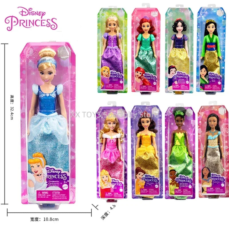 Muñecas Disney Princesas Brillantes Ariel Blancanieves Rapunzel - Colección Clásica