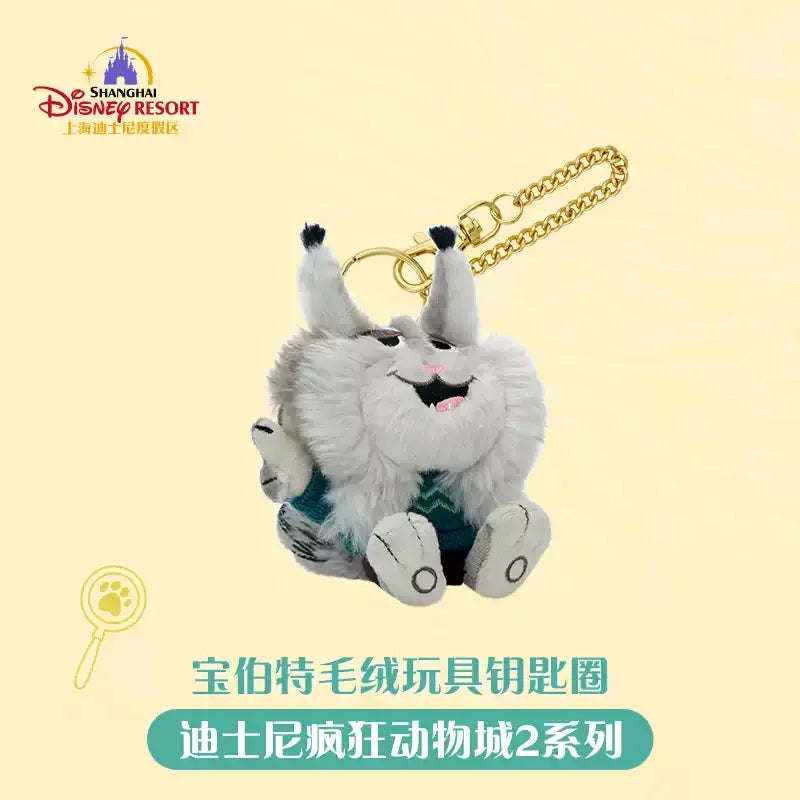 Llavero Peluche Disney Zootopia 2 Nick Judy Fox Fin - Accesorios Coleccionables