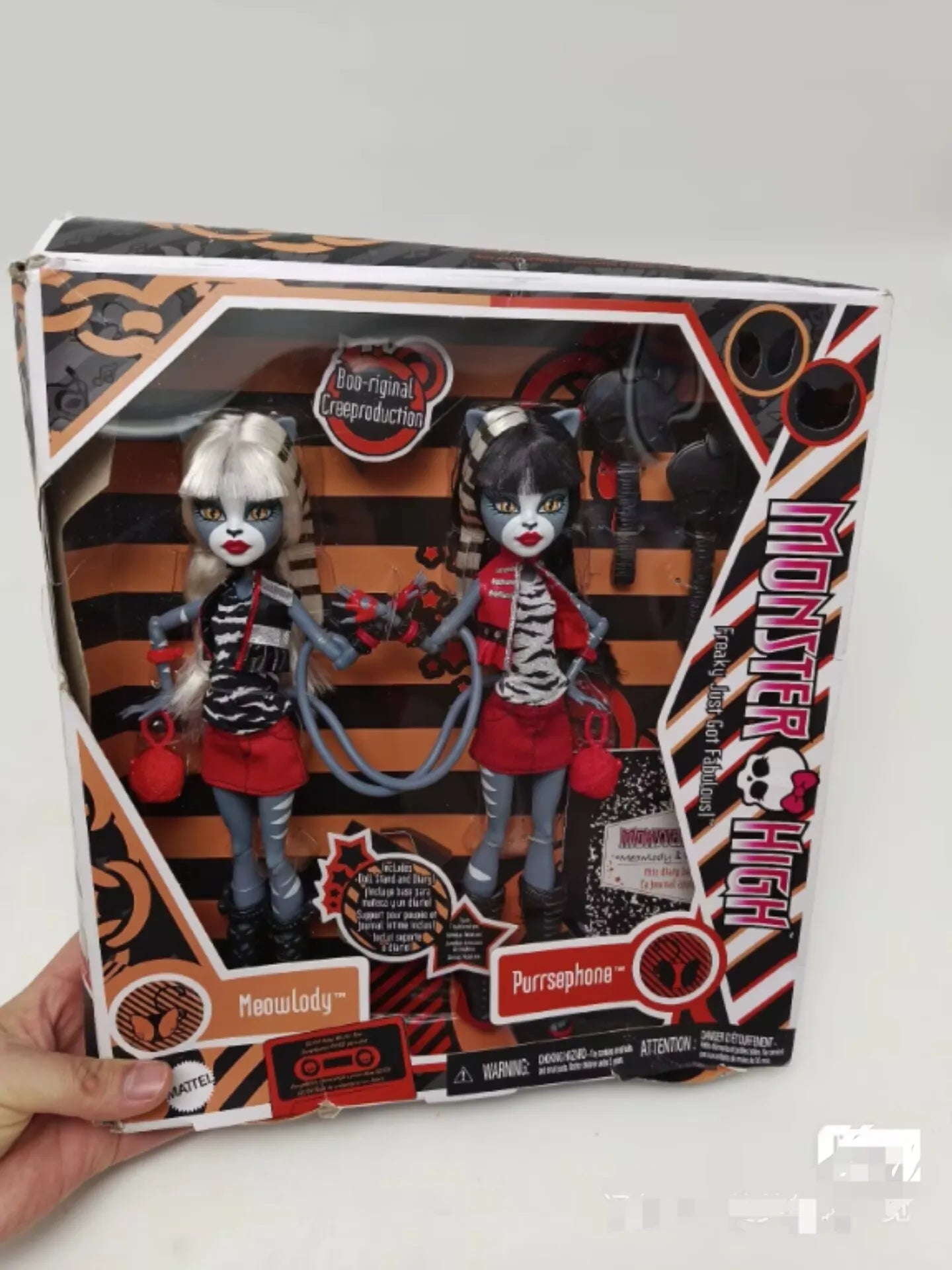 Monster High Creeproductions G1 - Operetta Toralei Draculaura Coleccionables