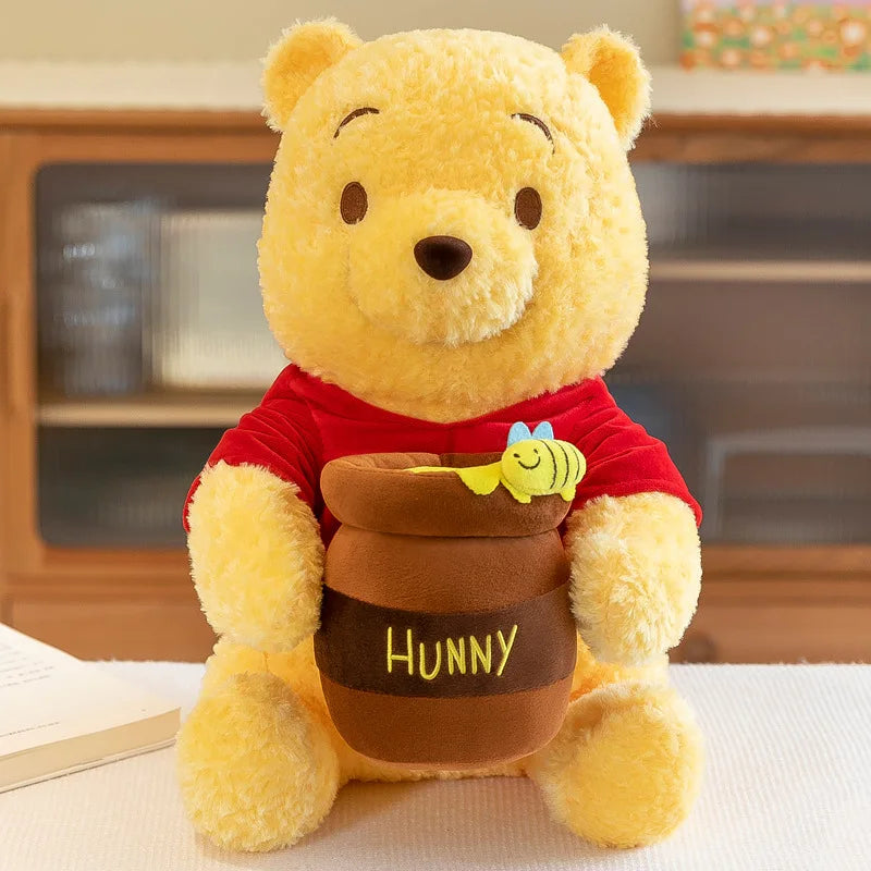 Peluche Disney Winnie Pooh 35-55cm Frasco Miel - Oso Kawaii Suave