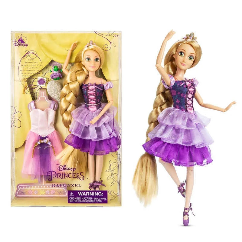 Muñeca Disney Rapunzel Princesa Sirena Invierno - Edición Limitada Festival Hecha a Mano
