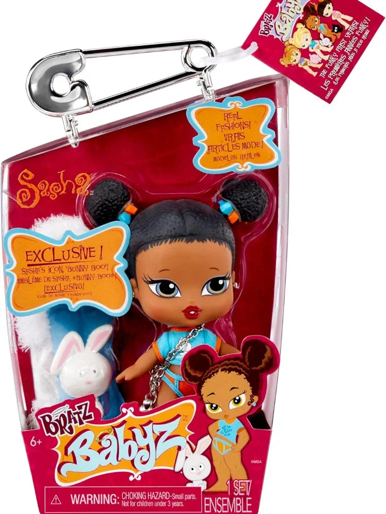 Bratz Babyz Sasha - Muñeca Sorpresa Coleccionable con Accesorios