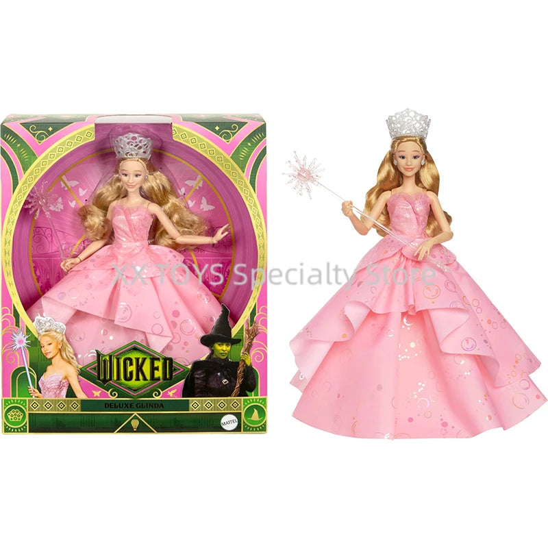 Universal Wicked Glinda Elphaba Fashion Doll Fiyero Madame Morrible Movie Characters 12-Inch Action Figure Doll Collectible Gift