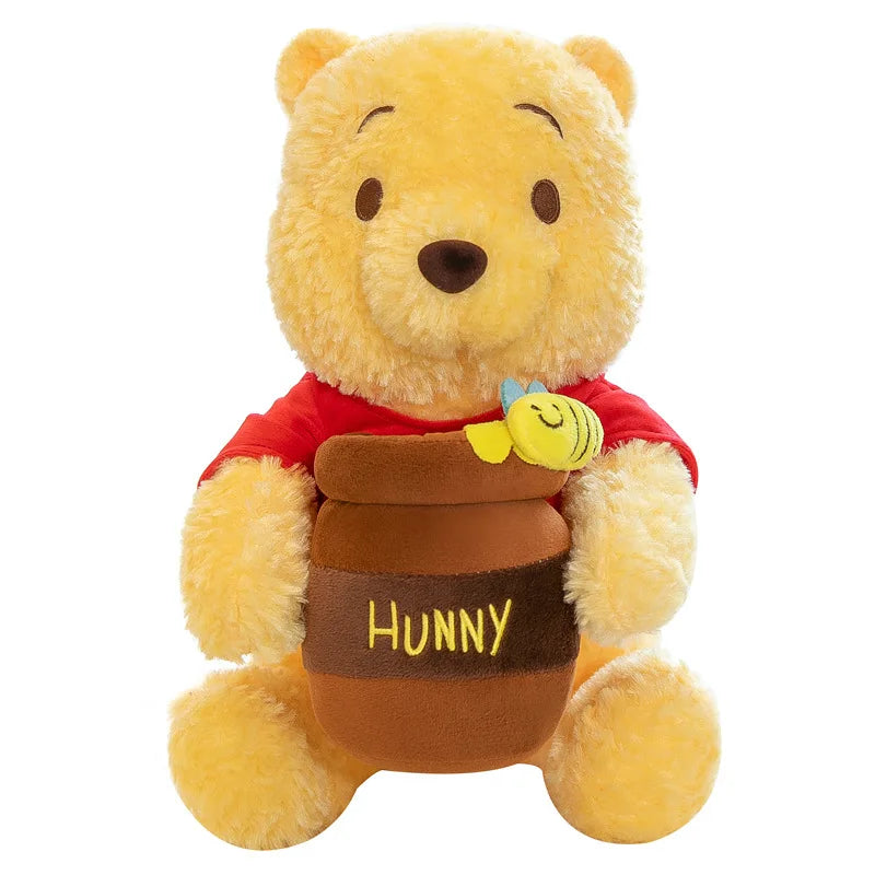 Peluche Disney Winnie Pooh 35-55cm Frasco Miel - Oso Kawaii Suave