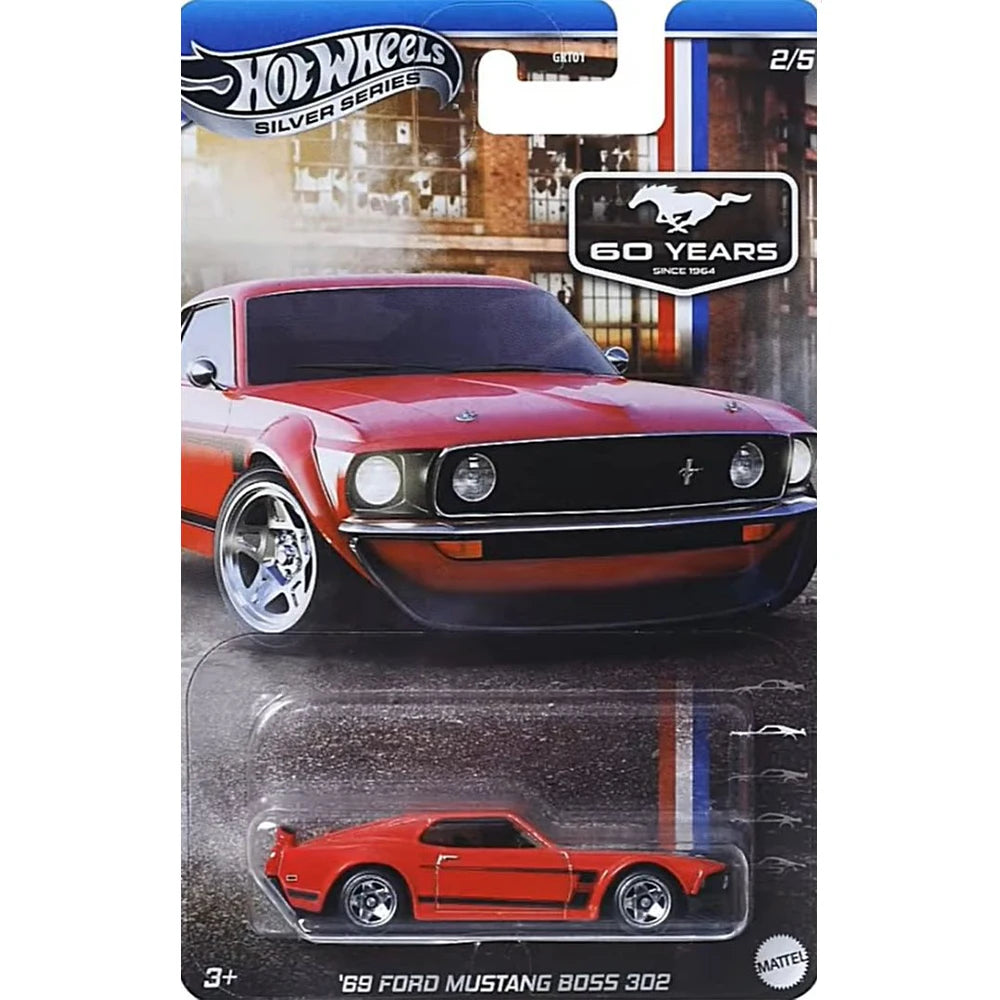 Hot Wheels GRT01 Mustang 60 Aniversario Ford Mustang RTR - Autos 1:64 Die-Cast Colección