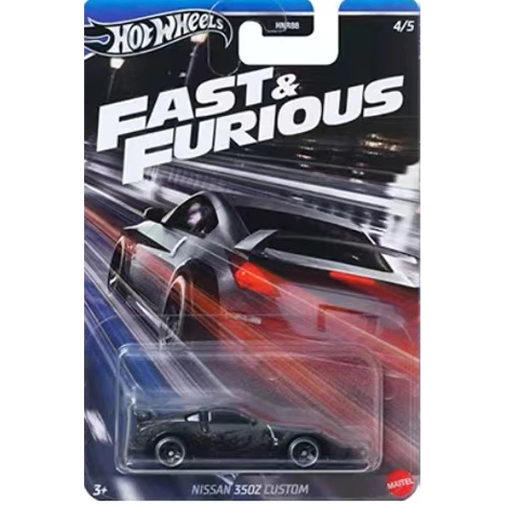 Hot Wheels HNR88 Fast & Furious Toyota Supra Nissan Skyline GTR BNR34 - Autos 1:64 Colección