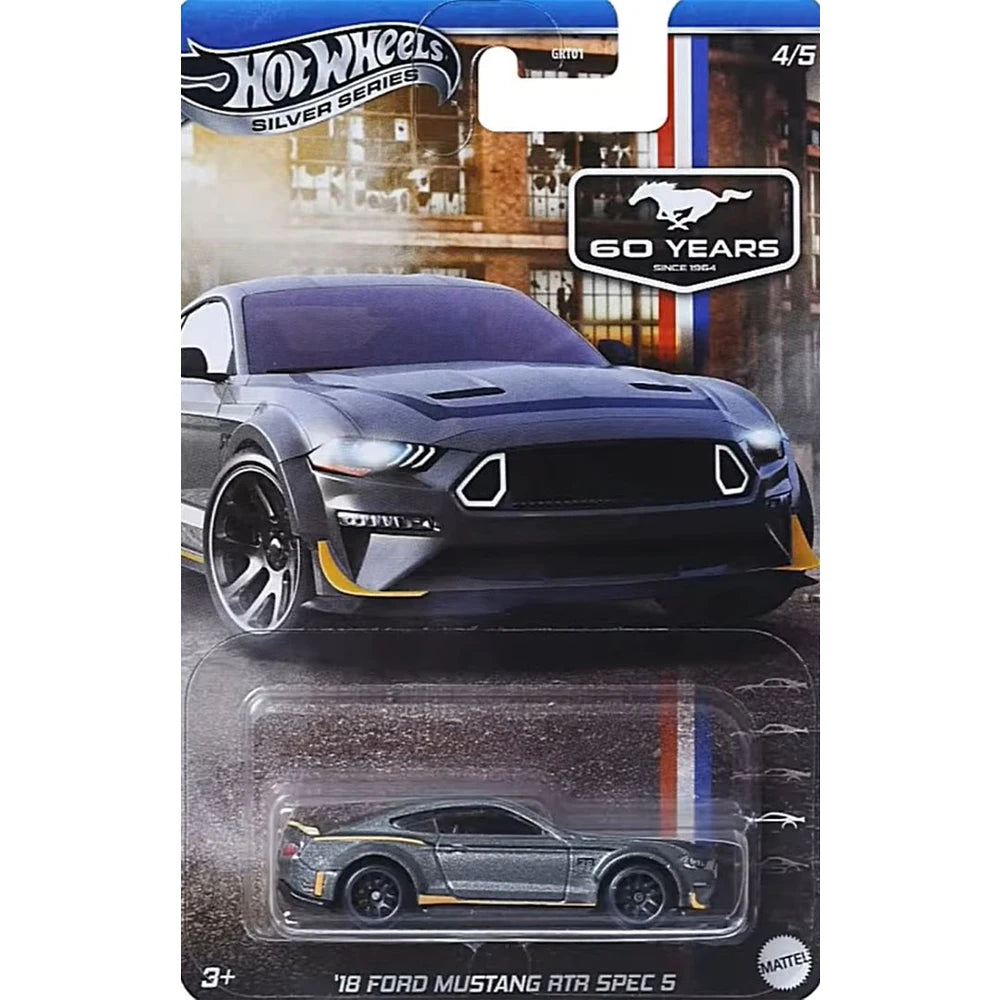 Hot Wheels GRT01 Mustang 60 Aniversario Ford Mustang RTR - Autos 1:64 Die-Cast Colección