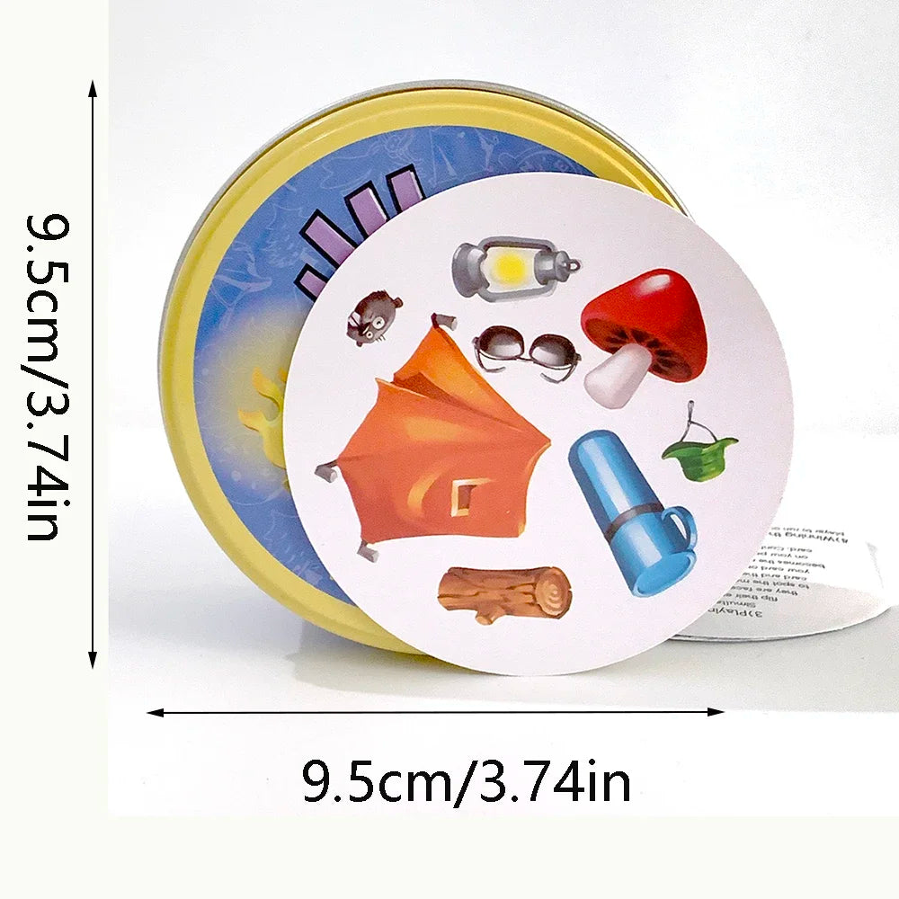 Juego Cartas Disney 100 Años Maravilla - Caja Metal Familia Navidad Halloween