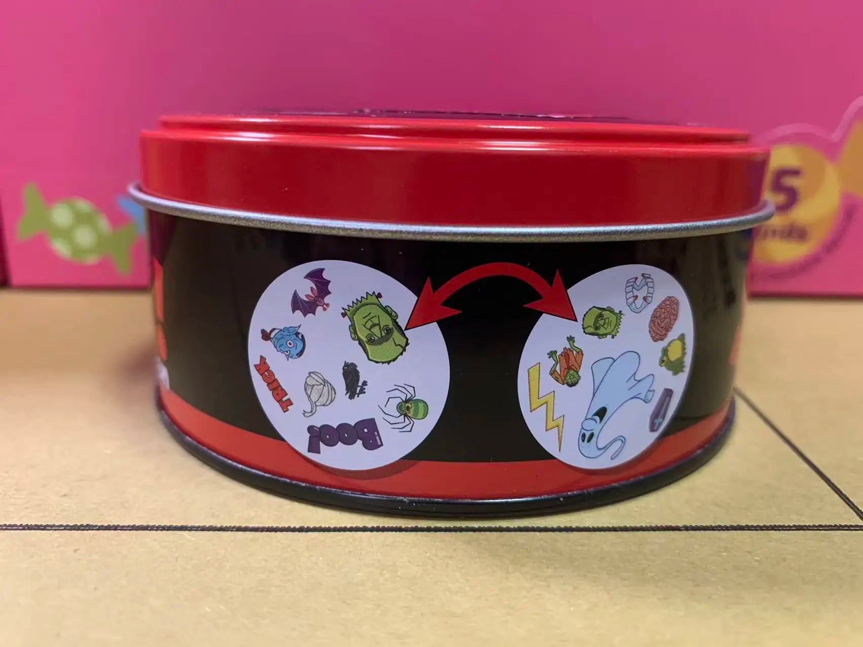 Juego Cartas Disney 100 Años Maravilla - Caja Metal Familia Navidad Halloween