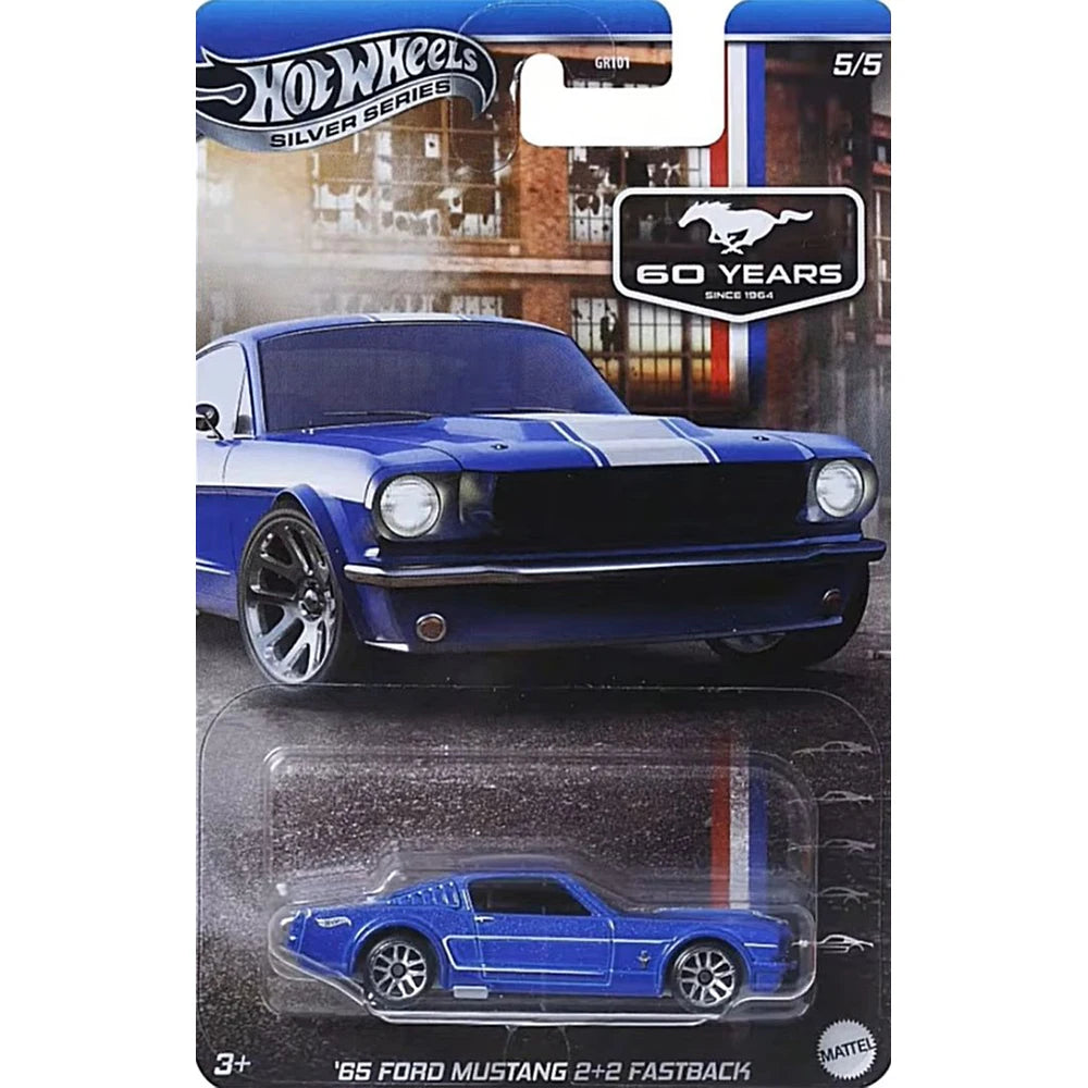 Hot Wheels GRT01 Mustang 60 Aniversario Ford Mustang RTR - Autos 1:64 Die-Cast Colección