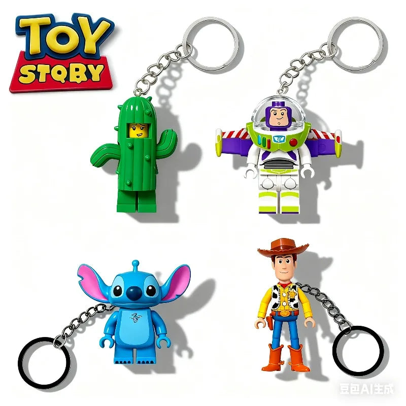 Llavero Disney Toy Story Buzz Lightyear Woody Mickey Donald - Colección Completa