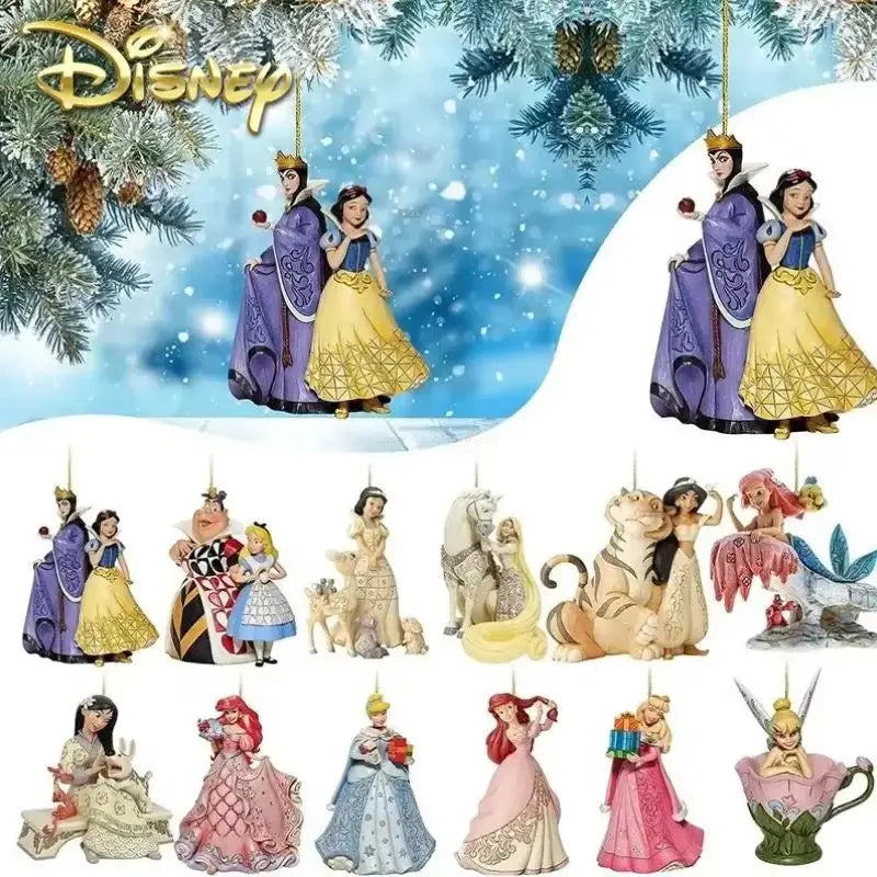 Adornos Navidad Disney Princesas - Decoración Árbol Navideño Colgantes