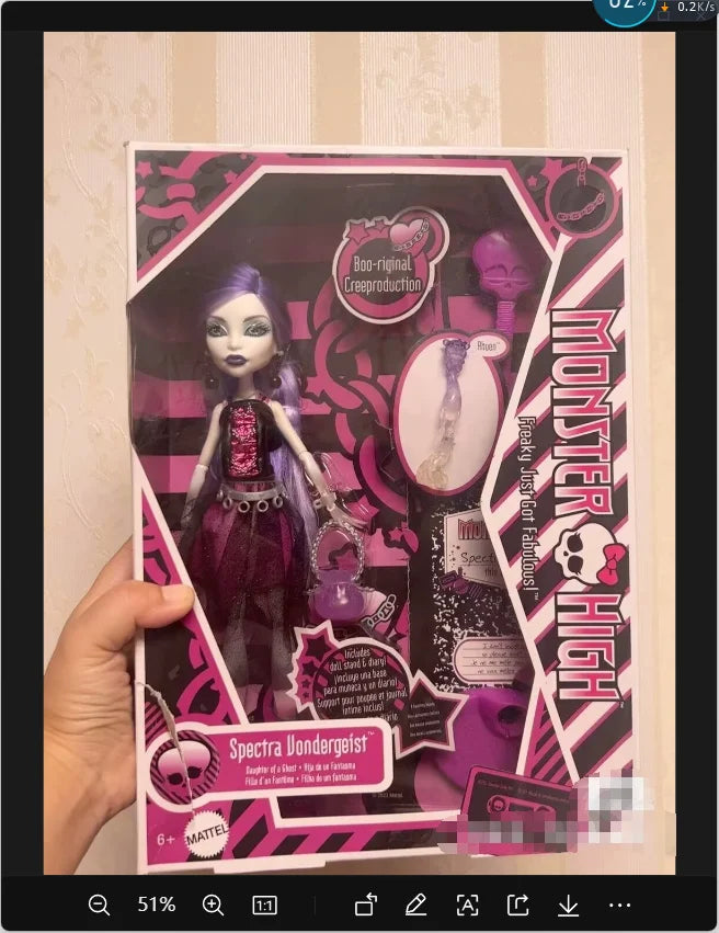 Monster High Creeproductions G1 - Operetta Toralei Draculaura Coleccionables