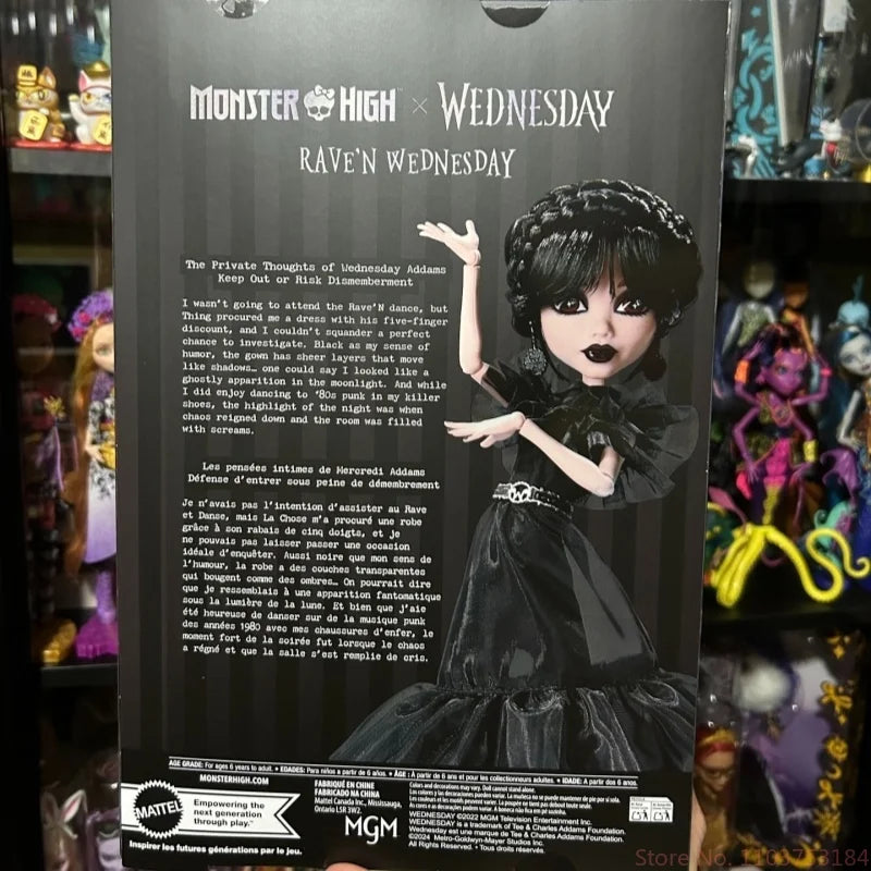 Monster High Wednesday Addams - Muñeca Raven Dance Coleccionable Mattel