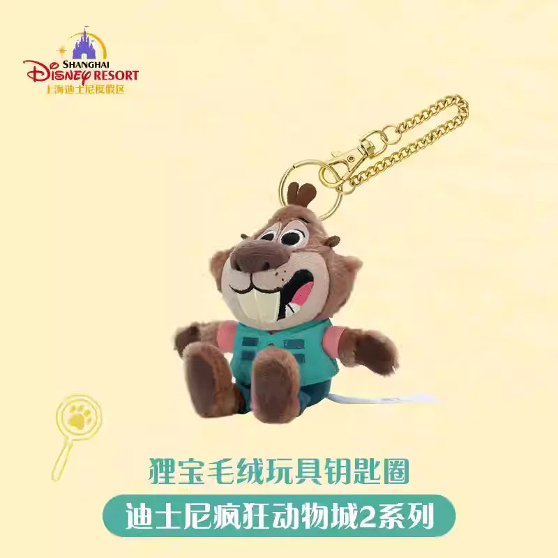 Llavero Peluche Disney Zootopia 2 Nick Judy Fox Fin - Accesorios Coleccionables