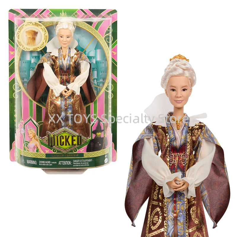 Universal Wicked Glinda Elphaba Fashion Doll Fiyero Madame Morrible Movie Characters 12-Inch Action Figure Doll Collectible Gift