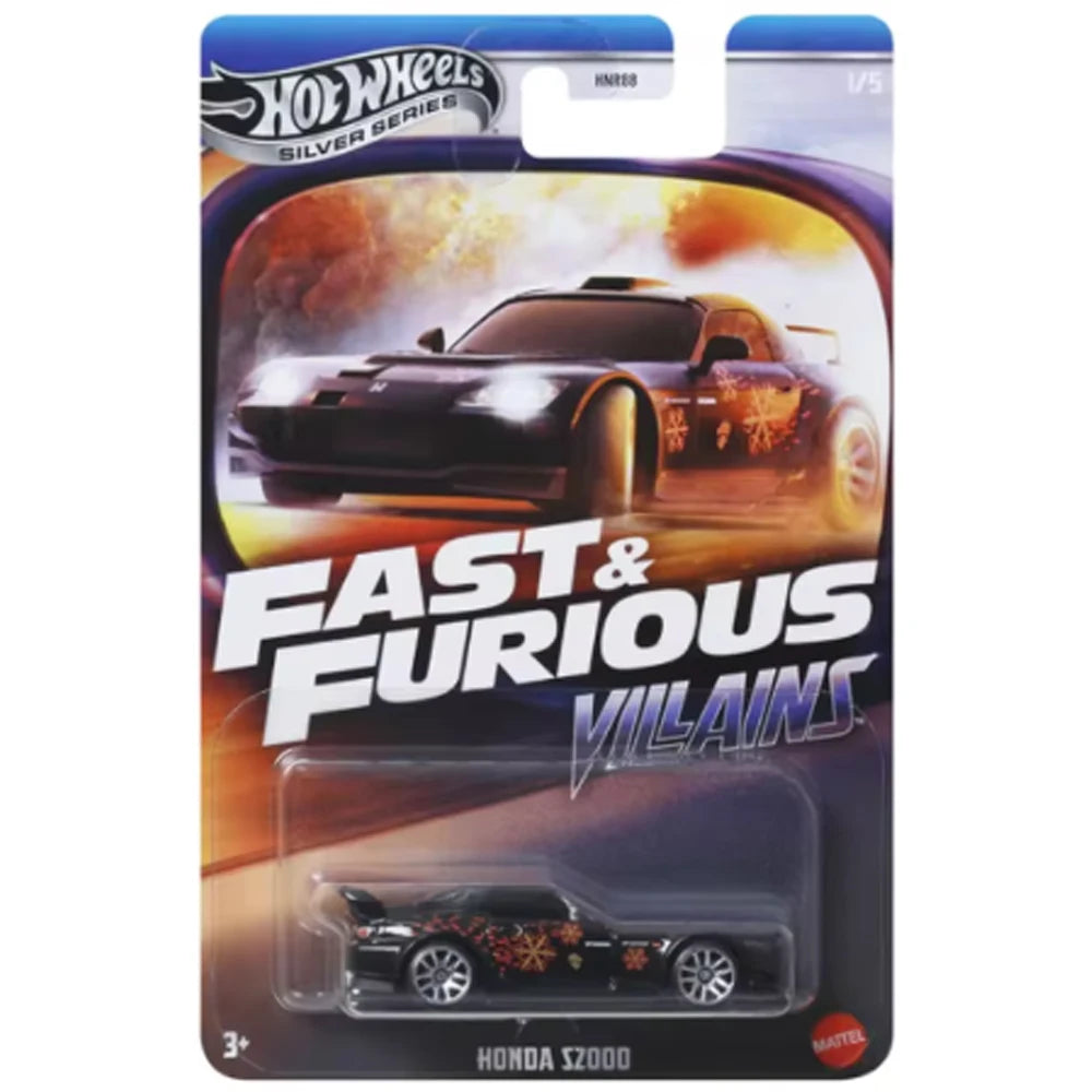 Hot Wheels HNR88 Fast & Furious Toyota Supra Nissan Skyline GTR BNR34 - Autos 1:64 Colección