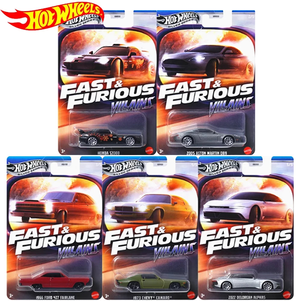 Hot Wheels HNR88 Fast & Furious Toyota Supra Nissan Skyline GTR BNR34 - Autos 1:64 Colección