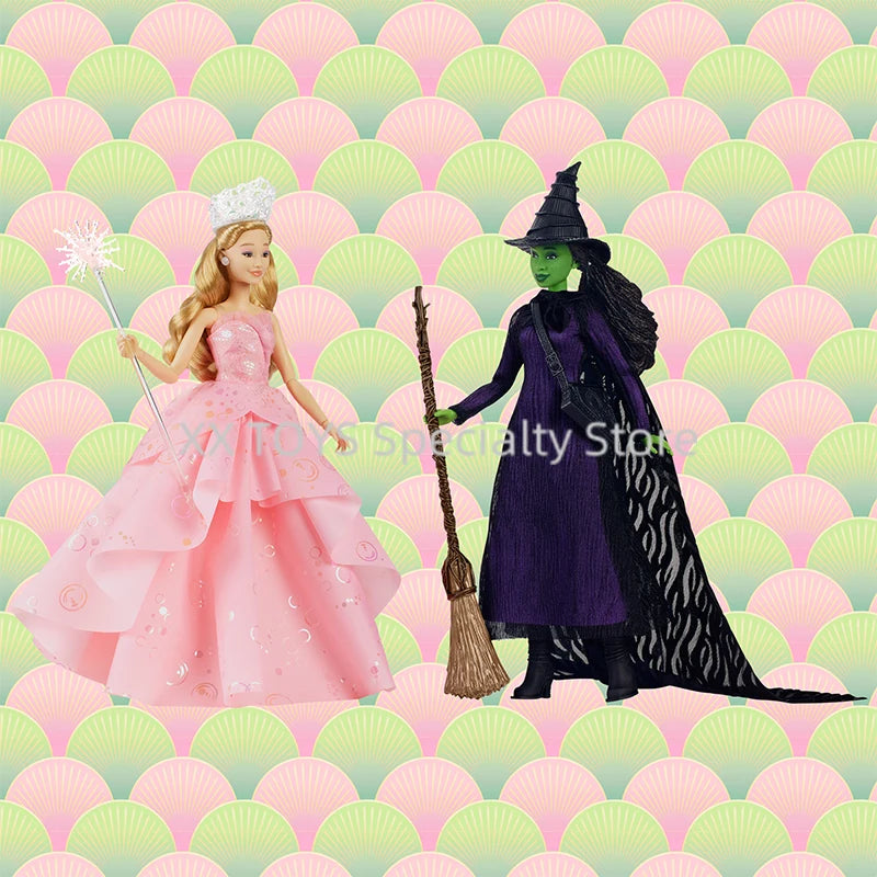 Universal Wicked Glinda Elphaba Fashion Doll Fiyero Madame Morrible Movie Characters 12-Inch Action Figure Doll Collectible Gift