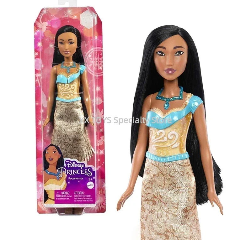 Muñecas Disney Princesas Brillantes Ariel Blancanieves Rapunzel - Colección Clásica