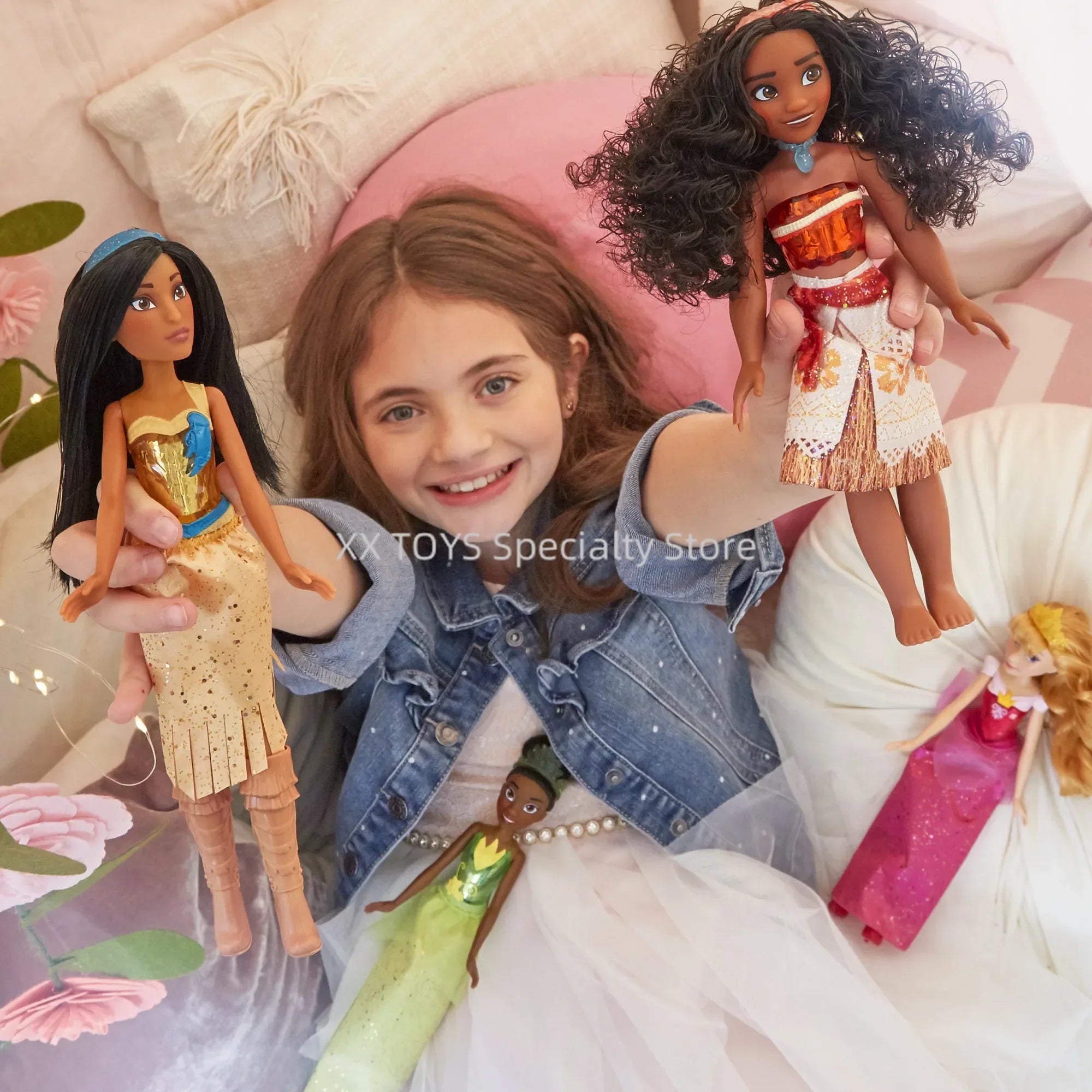 Muñecas Disney Princesas Brillantes Ariel Blancanieves Rapunzel - Colección Clásica